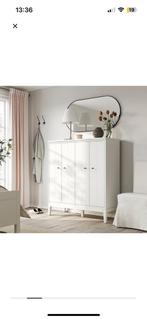 Witte kast met vouwdeuren idanas ikea, Ophalen, Overige materialen, 100 tot 150 cm, 100 tot 150 cm