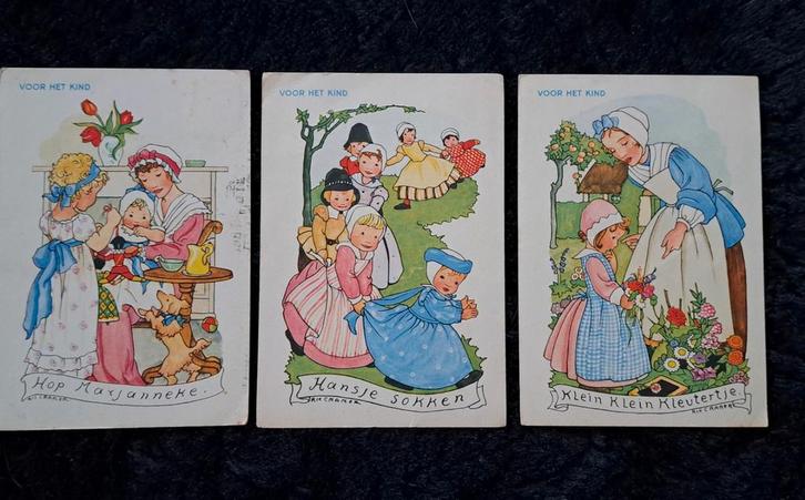 Oude ansichtkaarten ' Voor het kind' - Liedjes '54-'61, Verzamelen, Ansichtkaarten | Themakaarten, Gelopen, 1960 tot 1980, Kinderen