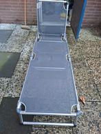 Ligstoel voor buiten, Tuin en Terras, Ligbedden, Ophalen, Gebruikt, Metaal, Inklapbaar