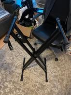 (2x) Áengus Keyboard Standaard – Verstelbaar Dubbel X-Frame, Ophalen, Zo goed als nieuw