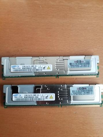 Samsung 512MB 1Rx8 PC2 Geheugenbankjes 2 stuks beschikbaar voor biedingen