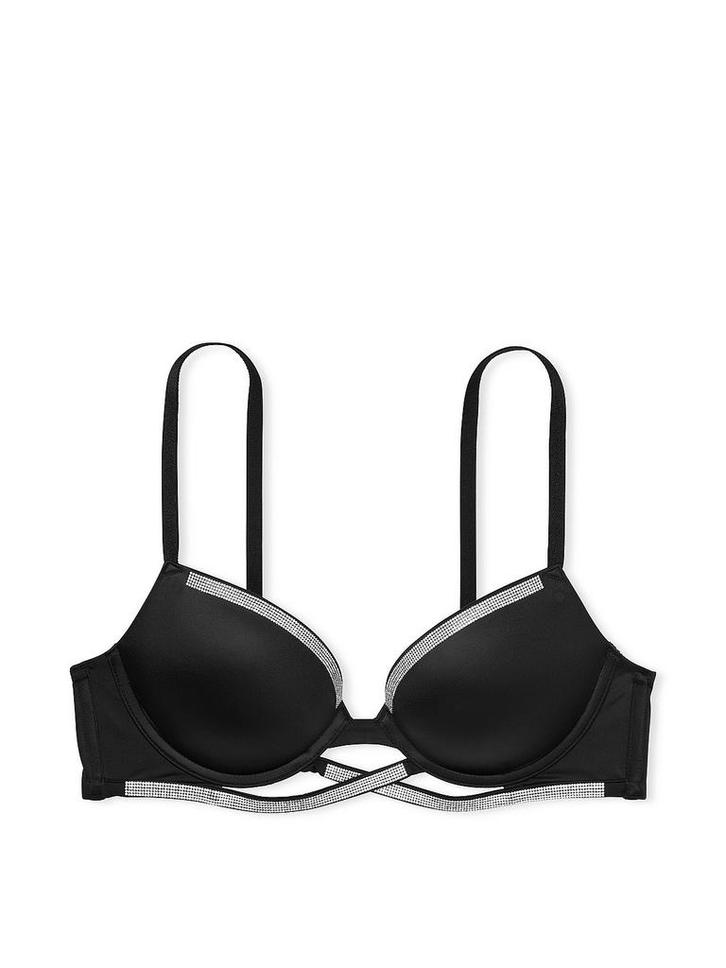 Victoria's Secret BH Zwart met Strass 34D, Kleding | Dames, Ondergoed en Lingerie, BH, Zwart, Ophalen of Verzenden