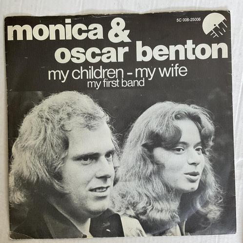 Monica en oscar benton - my children- my wife, Cd's en Dvd's, Vinyl Singles, Gebruikt, Pop, Ophalen of Verzenden