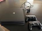 Playstation 4 Pro 1TB, Ophalen, Gebruikt, Met 2 controllers, 1 TB