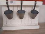 Tuindecoratie met hangpotjes - handgemaakt!, Tuin en Terras, Tuinbeelden, Ophalen, Nieuw, Hout, Overige typen