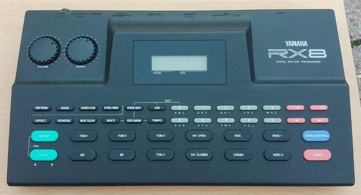 yamaha RX8 drummachine,vintage late 80`s,in nette staat., Muziek en Instrumenten, Drumcomputers, Zo goed als nieuw, Yamaha, Ophalen of Verzenden
