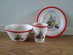 Bamboe Kerstservies / Kerstset Woezel en Pip, Diversen, Ophalen of Verzenden, Zo goed als nieuw