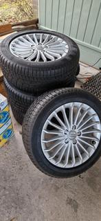 Audi Winterbanden op Lichtmetalen Velgen, Gebruikt, Banden en Velgen, 17 inch, Personenwagen