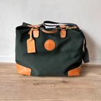 Lancel reistas, weekendtas, groen canvas, Wieltjes, 40 tot 60 cm, 20 tot 30 cm, Ophalen of Verzenden