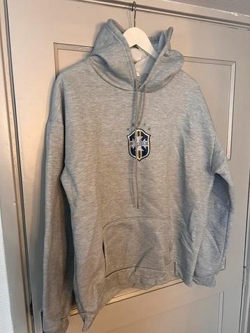 Grijze Hoodie - Braziliaans Elftal Logo XL beschikbaar voor biedingen