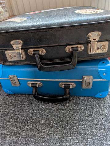 2 Vintage KLM Koffertjes beschikbaar voor biedingen