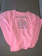 Pineapple ananas shirt 134 roze vlindermouwen, Verzenden, Zo goed als nieuw, Meisje, Shirt of Longsleeve