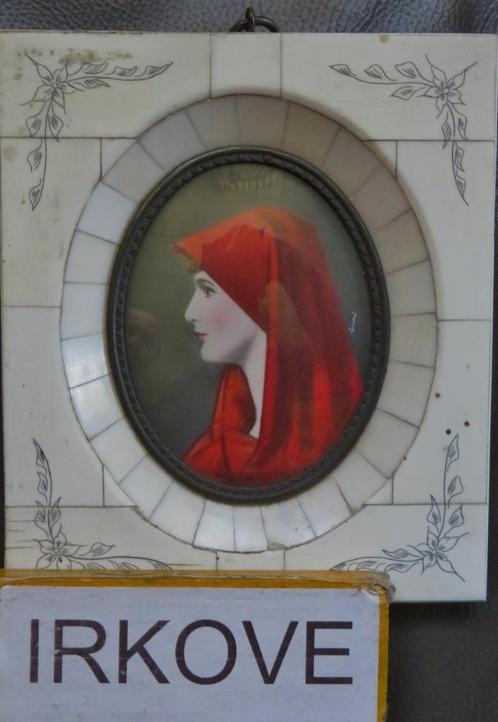 MOOI ITALIAANS MINIATUUR * Geschilderd! *, Antiek en Kunst, Kunst | Schilderijen | Klassiek, Verzenden