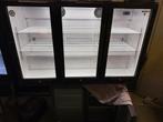 Husky glasdeur barkoeling 3 deurs, Ophalen, Zonder vriesvak, Minder dan 85 cm, 200 liter of meer