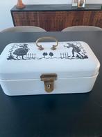 Antieke emaille broodtrommel, Antiek en Kunst, Antiek | Emaille, Ophalen of Verzenden