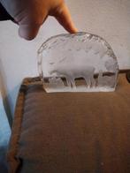 Glazen beeld met eland Uddeholm Zweden, Ophalen of Verzenden