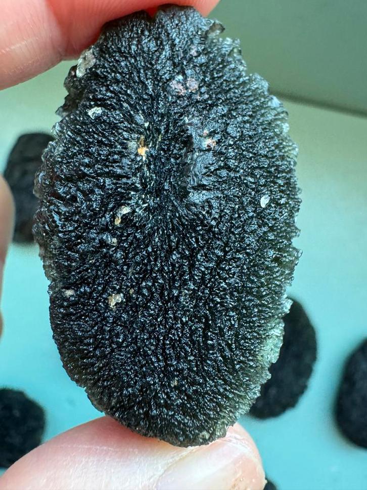 Moldaviet uit Zatacka - Zeldzaam!, Verzamelen, Mineralen en Fossielen, Mineraal, Ophalen of Verzenden