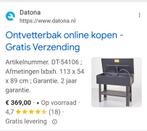 Datona Ontvetterbak 176L - Weinig Gebruikt, Auto diversen, Ophalen