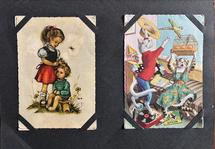 Oude Ansichtkaarten in Album, Verzamelen, Ansichtkaarten | Nederland, Ophalen of Verzenden