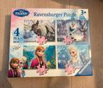 Puzzel 4 in 1 - Frozen, Ophalen of Verzenden, 10 tot 50 stukjes, Zo goed als nieuw