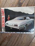 Dodge Demon / Dart - 1971 Engelstalige Brochure, Gelezen, Ophalen of Verzenden, Overige merken, Dodge