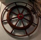 Gigantisch groot en mooi Uniek SCHEEPSSTUURWIEL ROER 124 cm, Ophalen, Gebruikt, Motorboot of Zeilboot, Gebruiksvoorwerp