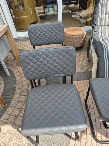 Grijze Eetkamerstoelen - Set van 4