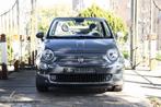 Fiat 500C 1.2 Lounge 2019 GRIJS | Cabrio | Navigatie | Airco, Auto's, Voorwielaandrijving, Gebruikt, 4 cilinders, Cabriolet