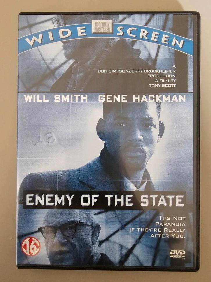 Dvd Enemy of the State, Cd's en Dvd's, Dvd's | Thrillers en Misdaad, Zo goed als nieuw, Actiethriller, Vanaf 16 jaar, Ophalen of Verzenden