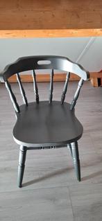 Vintage keukenstoelen, Huis en Inrichting, Stoelen, Ophalen, Gebruikt, Drie, Grijs