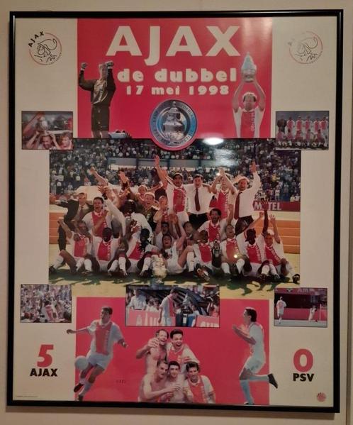 Ajax kampioensfoto De Dubbel 17 mei 1998, Verzamelen, Sportartikelen en Voetbal, Gebruikt, Overige typen, Ajax, Ophalen of Verzenden