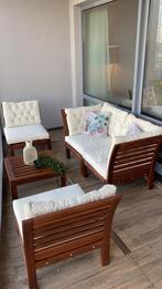 Applarö Terrace Garden Set, 4 zitplaatsen, Zo goed als nieuw, Hout, Loungeset