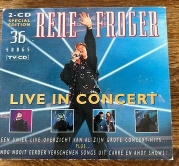CD Rene Froger Live in Concert dubbel CD 1995 beschikbaar voor biedingen