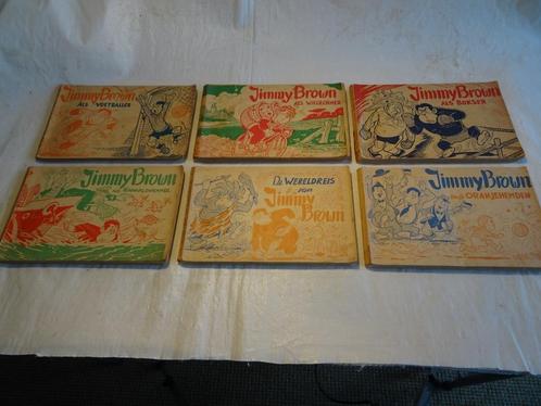 6 stuks stripboekjes van Jimmy Brown, Boeken, Stripboeken, Gelezen, Meerdere stripboeken, Ophalen of Verzenden