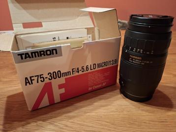 Telelens Tamron / Canon 75 - 300 mm beschikbaar voor biedingen