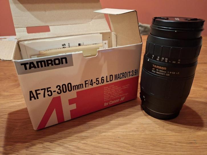 Telelens Tamron / Canon 75 - 300 mm, Audio, Tv en Foto, Fotografie | Lenzen en Objectieven, Gebruikt, Telelens, Ophalen