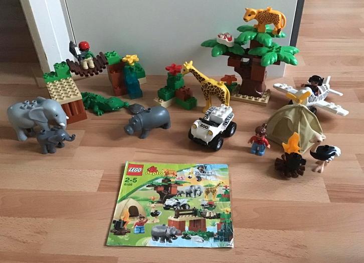 Lego Duplo 6156 Op safari (compleet), Kinderen en Baby's, Speelgoed | Duplo en Lego, Zo goed als nieuw, Duplo, Complete set, Ophalen of Verzenden
