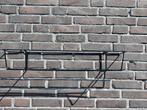 Bloembakhouder zwart metaal 75 cm, Ophalen of Verzenden, Zo goed als nieuw