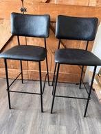 Gebruikte barstoelen - Opknapper!, Ophalen, Gebruikt, Twee, Zwart