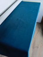 Mooie lap stof in petrol blauw, Hobby en Vrije tijd, Stoffen en Lappen, Blauw, 120 cm of meer, Nieuw, Ophalen of Verzenden