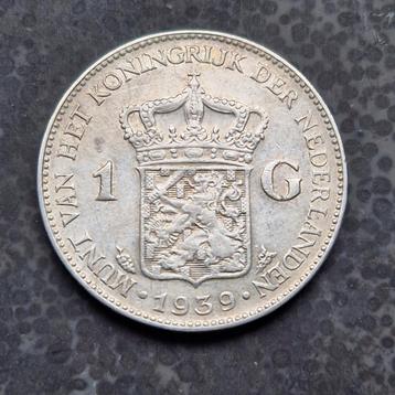 1 gulden Wilhelmina 1939 beschikbaar voor biedingen