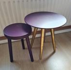 Bijzettafeltjes, Huis en Inrichting, Tafels | Bijzettafels, Ophalen, Minder dan 45 cm, Minder dan 55 cm, Rond