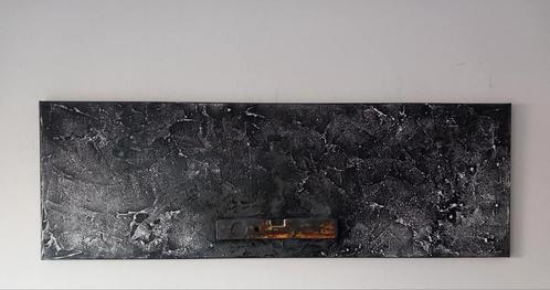 BALANS 120X40 CM, Antiek en Kunst, Kunst | Schilderijen | Abstract, Ophalen