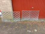 4x glas in lood panelen 50x60cm, Doe-het-zelf en Verbouw, Glas en Ramen, Ophalen, Gebruikt, Minder dan 80 cm, Minder dan 80 cm
