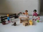 playmobil moeders met kinderen eten buiten, Ophalen of Verzenden, Zo goed als nieuw