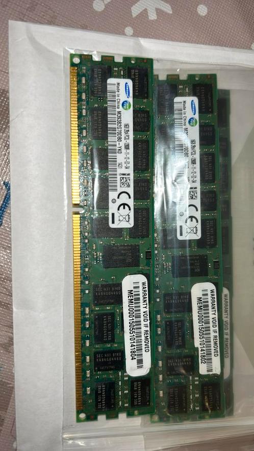 adv.18 Samsung 16GB 2Rx4 pc3L 12800R M393B2G70DB0 YK0, Computers en Software, RAM geheugen, Zo goed als nieuw, Server, 16 GB, DDR3