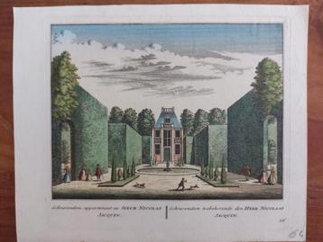 26 / Schravendam  Voorhout Noordwijkerhout Gravure uit 1732 beschikbaar voor biedingen