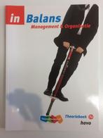 in Balans Management & Organisatie Theorieboek 1b + 2b havo, Ophalen of Verzenden, Nieuw, HAVO, Bedrijfseconomie of M&O
