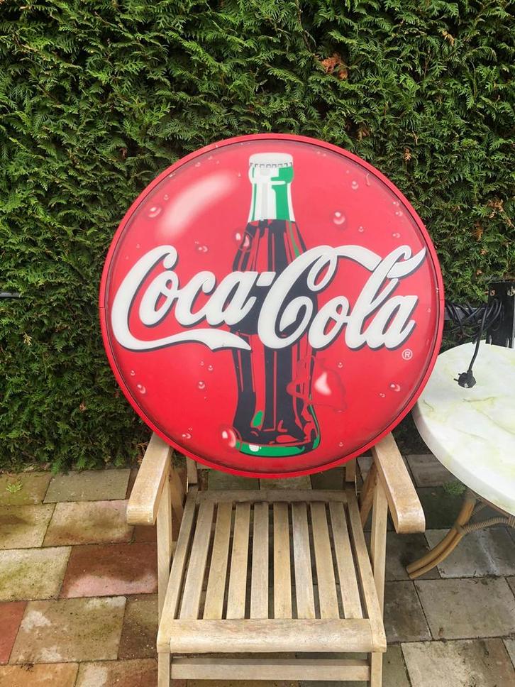 Coca Cola Lichtbak - Dubbelzijdig - 80cm, Verzamelen, Merken en Reclamevoorwerpen, Gebruikt, Lichtbak of (neon) lamp, Ophalen of Verzenden