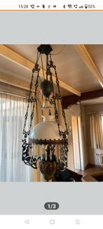 Antieke olielamp met contragewicht, Antiek en Kunst, Ophalen